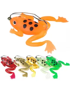 Kolpo Mini Frog Armed Anti-Snag 4.5cm 3g – Light Spinning Bait for Black Bass and Trout, 2pcs