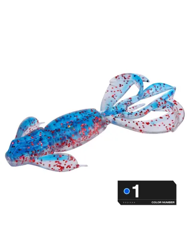 Kolpo Soft Lure Creatura 5.5cm 1.6g – Light Spinning Bait for Freshwater and Seawater, Pack of 5