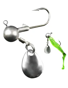 Kolpo Jig Head with Blade 2g 4g for Spinning Light Jig Head Sea and Lake 2pcs