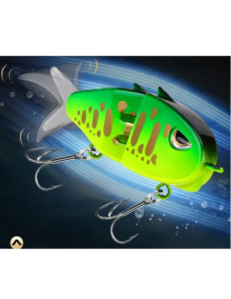 Kolpo Jointed Artificial Bait 6 cm 6 g – Hard Bait Spinning Ultra Vibrations for Trout, Perch and Predators