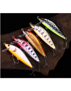 Kolpo Artificial Minnow 7.5 cm 9.7 g – Realistic Spinning Lure for Trout, Perch and Predators