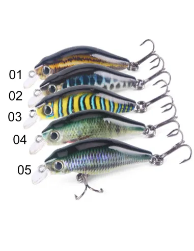 Kolpo Artificial Minnow 4.5 cm 2.6 g – Ultra Light Spinning Lure for Trout, Perch and Small Predators
