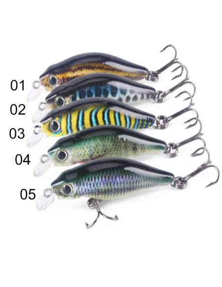 Kolpo Artificial Minnow 4.5 cm 2.6 g – Ultra Light Spinning Lure for Trout, Perch and Small Predators