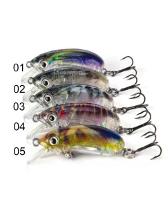 Kolpo Artificial Minnow 5 cm 7 g – Realistic Spinning Lure for Trout, Perch and Predators 2