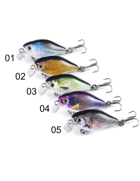Kolpo Artificial Minnow 4.5 cm 4.2 g – Ultra Light Spinning Lure for Trout, Perch and Small Predators