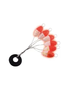 SELE Float Oval Fluò Floatini Oval Fluorescent High Buoyancy for Surfcasting and Bottom Fishing
