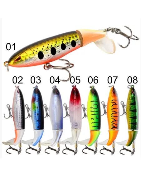 Kolpo Artificial Bait Minnow Soft Tail 9 cm 13 g – High Oscillation, 8 Colors