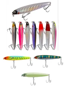 Kolpo Artificiale Minnow Spinning 18 g Corpo Slim con Doppia Ancoretta – Long Casting Hard Bait