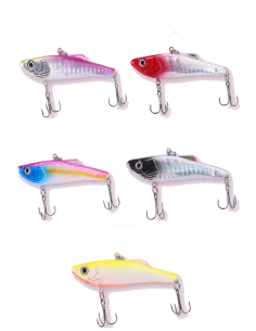 Kolpo Artificial Spinning 7 cm 6.4 g – Compact Minnow with Double Treble Hook, 5 Colors 2