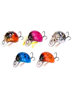 Kolpo Artificial Ladybug 3.8x2 cm 4 g – Imitation Insect with Spoon and Super Cut Anchor