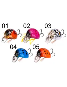 Kolpo Artificial Ladybug 3.8x2 cm 4 g – Imitation Insect with Spoon and Super Cut Anchor 2