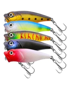 Kolpo Popper 7 cm 8,5 g – Top Water Spinning con 2 Ancorette Super Cut