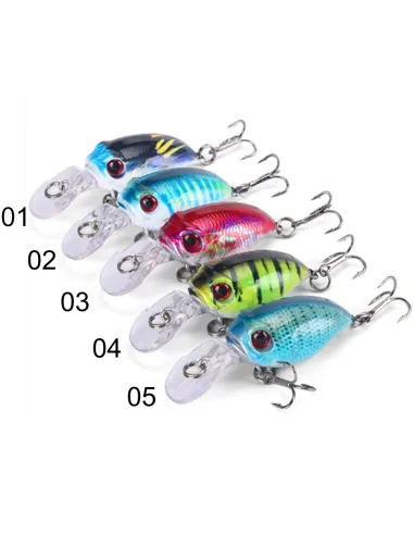 Kolpo Artificial Spinning 4 cm 5.9 g – Hard Bait for Trout Asp Chub Black Bass