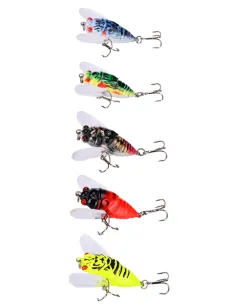 Kolpo Artificial Spinning Bait 5 cm 6 g with Vibrating Side Fins – High Reactivity