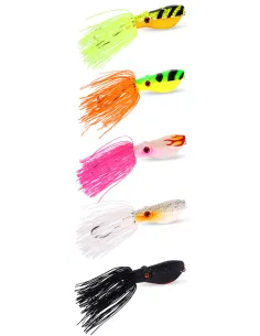 Kolpo Rana Spinning 5 cm 6 g – Topwater Cupped Face per Black Bass e Luccio