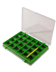 Kolpo Magnetic Box for Hooks and Small Parts 14x11.5x2 cm – With Magnetic Stick