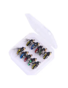 Kolpo Artificial Fly Fishing Flies – Set of 10 Assorted Flies | Trout Flies Combo