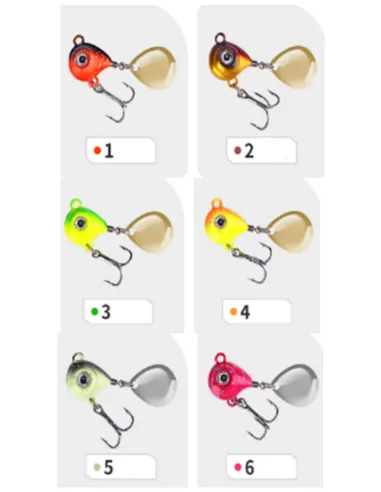 Kolpo Micro Jig Tadpole 5g with Spade and Treble Hook – Vertical Fishing and Spinning