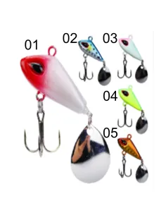 Kolpo Metal Jig 23g with Spade and Treble Hook – Artificial Bait for Spinning and Vertical Jigging 2
