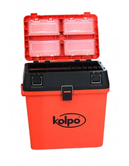 Paniere con Seduta Porta Accessori e Tracolla Kolpo Orange