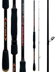 Kolpo Vespera – Spinning Rod 2.10m / 2.40m High Modulus Carbon, Action 5–40g, K-SiC Guides for Sea and Freshwater