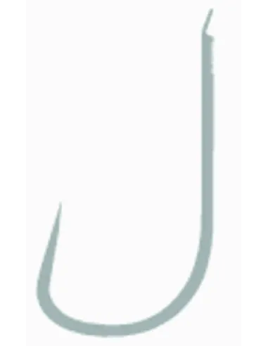Kolpo Brutale 80410B White Nickel Fishing Hooks with Spade Tip, 1.0 mm Wire, Barbless – 20 Pieces