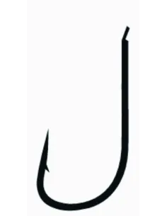 Kolpo Brutale 80401H Black Nickel Fishing Hooks with Spade Tip, 1.0 mm Wire, Micro Barb – 20 Pieces