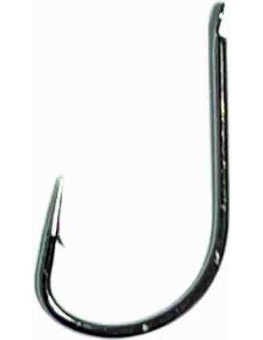 Kolpo Brutale 80603H Black Nickel Fishing Hooks with Forged Spade 0.8 mm Wire with Barb – 20 Pieces