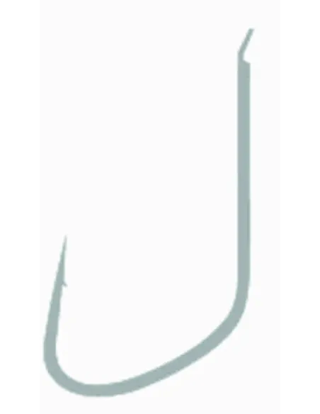 Kolpo Brutale 81412B White Nickel Forged Fishing Hooks with Spade and Barb 1.0 mm Wire – 20 Pieces