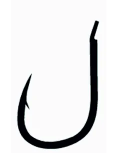 Kolpo Brutale 80701H Black Nickel Forged Fishing Hooks with Spade and Super Cut Tip – 20 Pieces