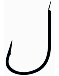 Kolpo Brutale 80501H Black Nickel Forged Fishing Hooks with Spade and Super Cut Tip – Pack of 20