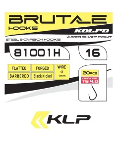 Kolpo Brutale 81001H Black Nickel Forged Hooks with Super Cut Tip and Blade – 20 Pieces 2