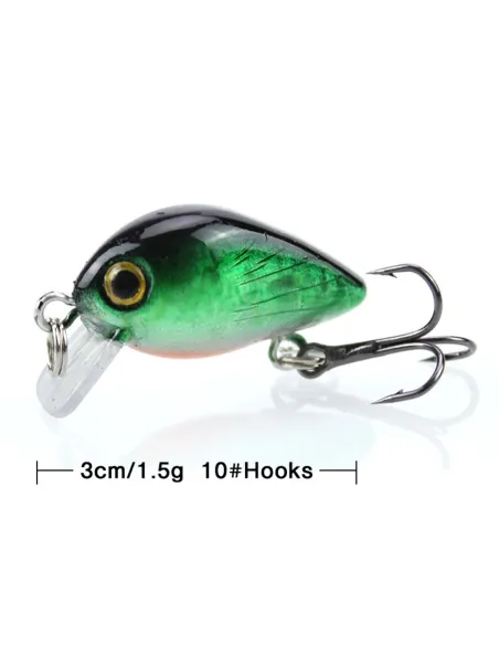 Mini Minnow Troutkiller Kolpo 1.5g Artificial Trout Area for Lake River Stream Trout