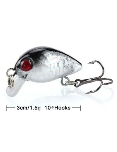 Mini Minnow Troutkiller Kolpo 1.5g Artificial Trout Area for Lake River Stream Trout