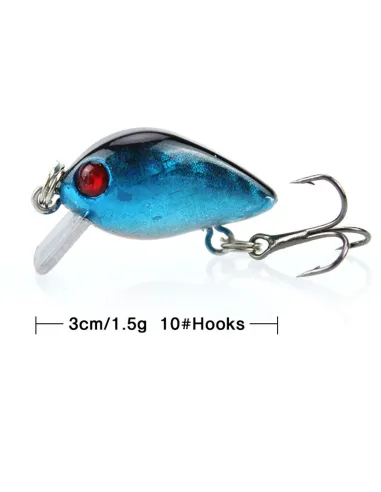 Mini Minnow Troutkiller Kolpo 1.5g Artificial Trout Area for Lake River Stream Trout