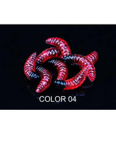 Camola Morbida Natural Color 2.4cm 0.5g Kolpo – Soft Bait Trout Area e Persici (5 pz)