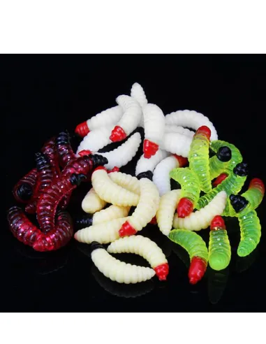 Camola Morbida Natural Color 2.4cm 0.5g Kolpo – Soft Bait Trout Area e Persici (5 pz)