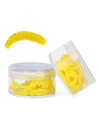 Kolpo 1.8cm Fake Silicone Maggot – Artificial Baits for All Types of Fishing