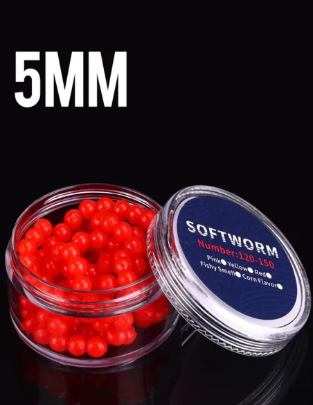 Kolpo Soft Silicone Eggs – Salmon Egg-Type Bait for Trout and Char