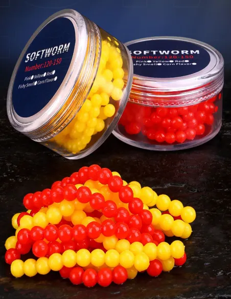 Kolpo Soft Silicone Eggs – Salmon Egg-Type Bait for Trout and Char