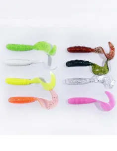 Kolpo Soft Sickle 6cm 2g – Super Attractant Soft Bait for Sea, Lake, River Predators (10 pcs)