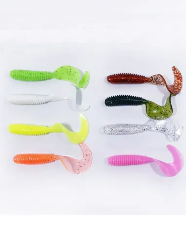 Kolpo Soft Sickle 6cm 2g – Super Attractant Soft Bait for Sea, Lake, River Predators (10 pcs)