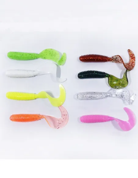 Kolpo Soft Sickle 6cm 2g – Super Attractant Soft Bait for Sea, Lake, River Predators (10 pcs)