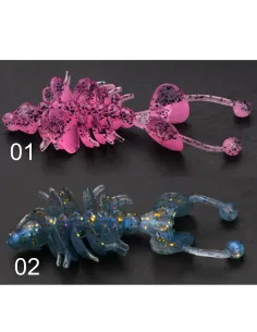 Kolpo Rubberized Insect 6.5cm 2.8g Spinning Trout Area Soft Bait Predators Sea Lake River 5pcs 2
