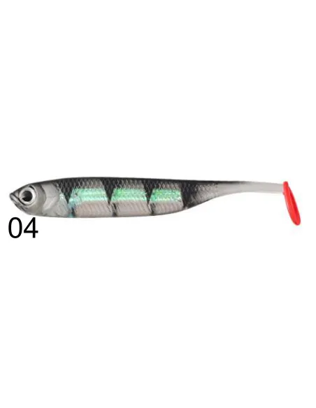 Kolpo Real Fish Rubber Shad 7.5cm 2.2g Soft Bait Spinning Sea Lake River Predators 3pcs