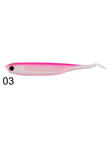 Kolpo Real Fish Rubber Shad 7.5cm 2.2g Soft Bait Spinning Sea Lake River Predators 3pcs