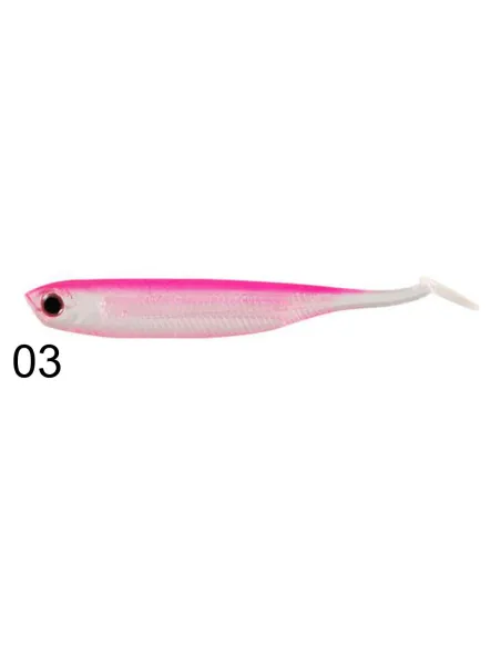 Kolpo Real Fish Rubber Shad 7.5cm 2.2g Soft Bait Spinning Sea Lake River Predators 3pcs