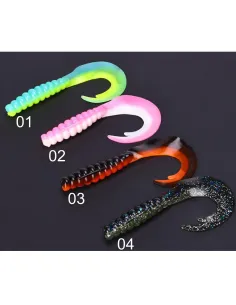 Kolpo Rubberized Sickle 6cm 1.6g Soft Bait Spinning Sea Lake River Trout Area 5pcs 2