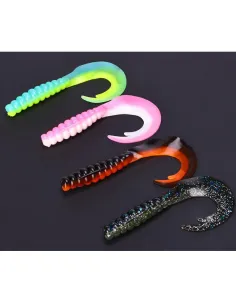 Kolpo 8cm 3.6g Rubberized Sickle Artificial Bait – Spinning Lures for Sea, Lake, River, 5pcs