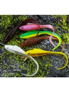 Kolpo 5.5cm 1.3g Rubberized Artificial Sickle Fish Spinning Sea Lake River 5pcs